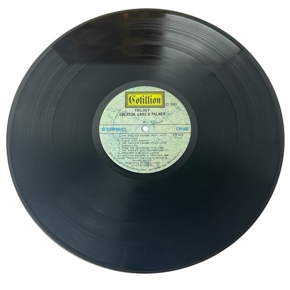 Vinyl Record Emerson Lake and Palmer - Trilogy Atlantic recording corporation 19 - Picture 5 of 6